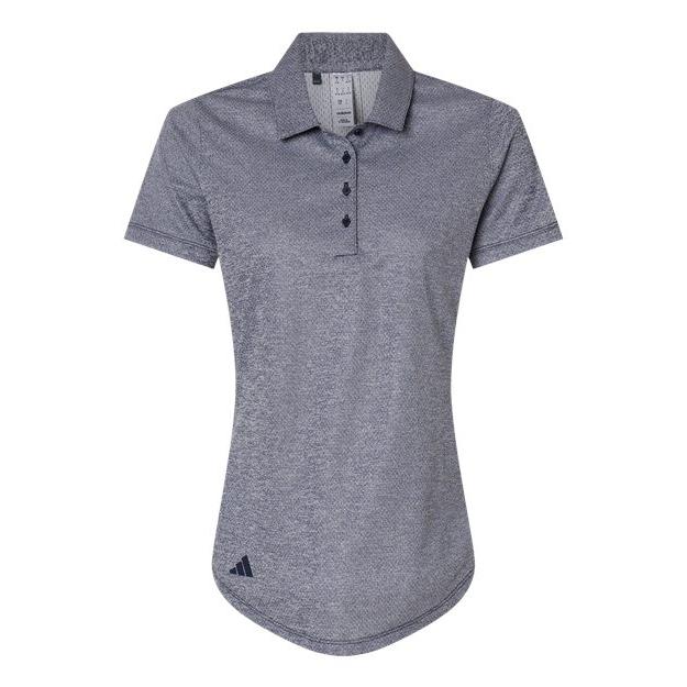 Custom Logo Adidas Women's Space Dyed Polo