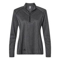 Custom Logo Adidas Women's Space Dyed Quarter-Zip Pullover