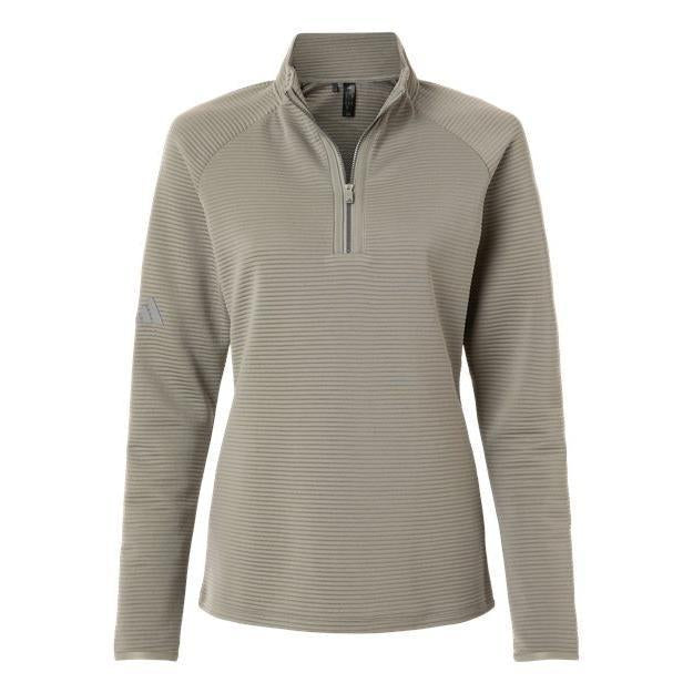 Custom Logo Adidas Women's Spacer Quarter-Zip Pullover