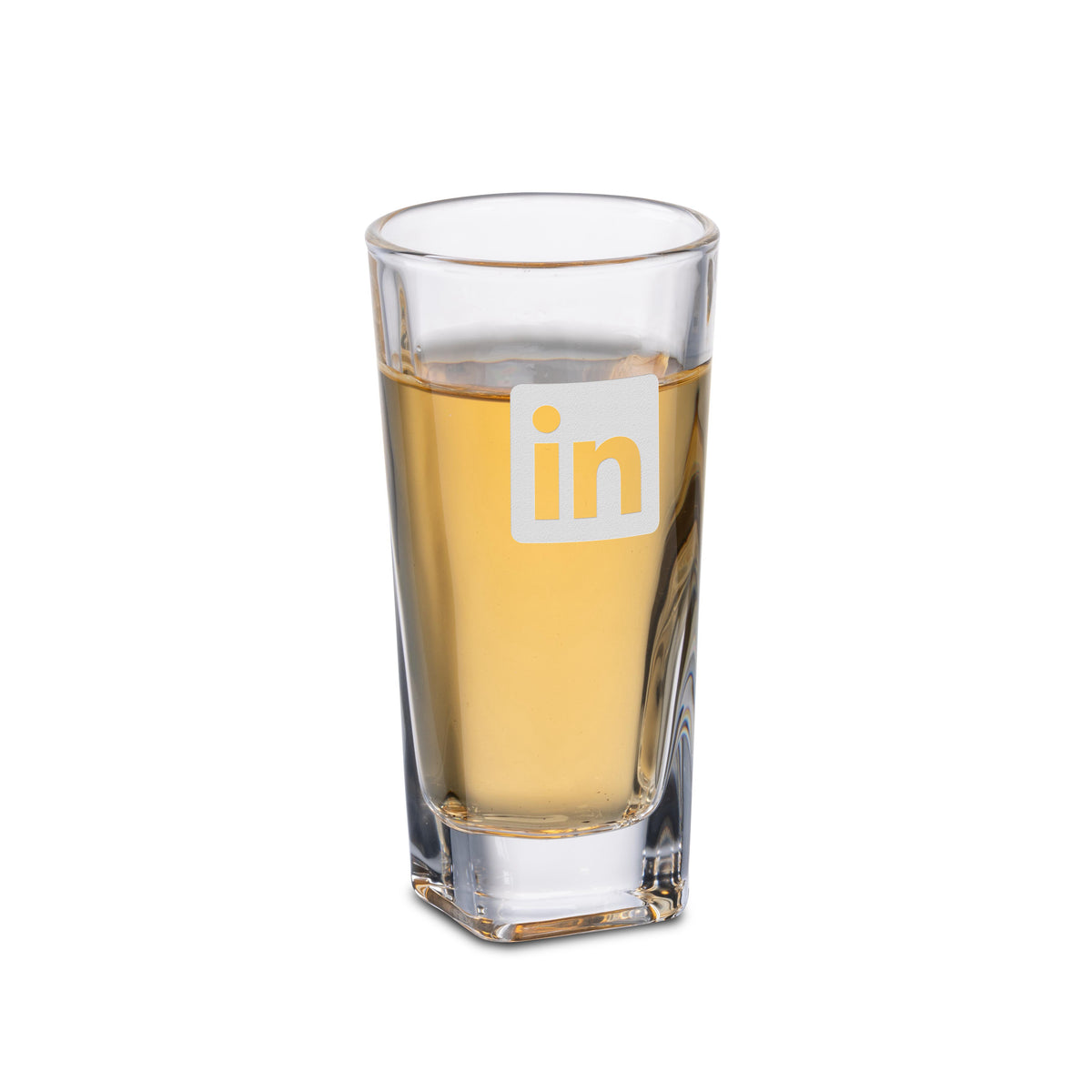 Custom Logo Brixton Shot Glass - Deep Etch