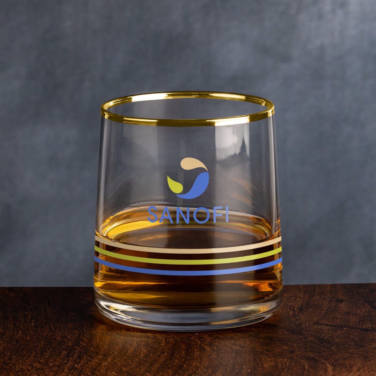 Custom Logo Aberfoyle Gold Rim Whiskey Taster -  VividPrint™