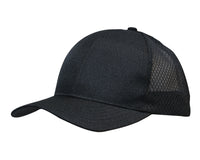 Custom Logo Headwear Canada Breathable poly twill with honeycomb mesh