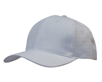 Custom Logo Headwear Canada Breathable Poly Twill with circle perforations