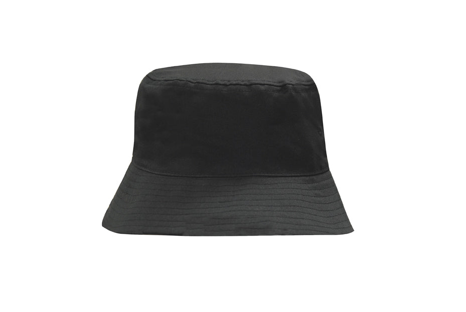 Custom Logo Headwear Canada Recycled Breathable Poly twill Bucket Hat