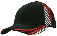 Custom Logo Headwear Canada Brushed heavy cotton with embroidery & printed checks