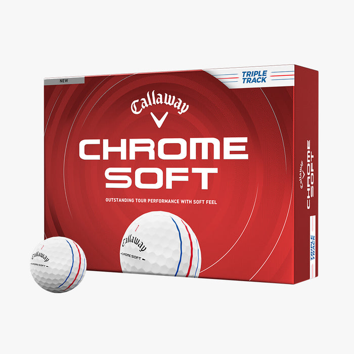 Callaway Chrome Soft Triple Track - Buy 3 Get 1 Dozen Free - Free Personalization