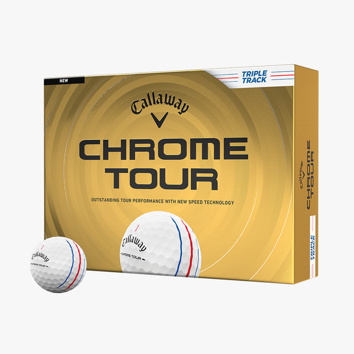 Callaway Chrome Tour Triple Track - Buy 3 Get 1 Dozen Free - Free Personalization