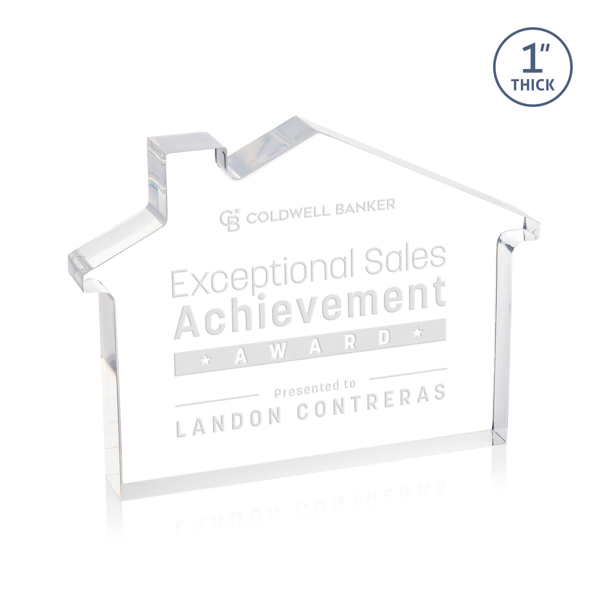 Custom Logo Homestyle Award - Clear