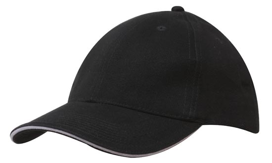 Custom Logo Headwear Canada Brushed Heavy Cotton with Sandwich Trim || 4210