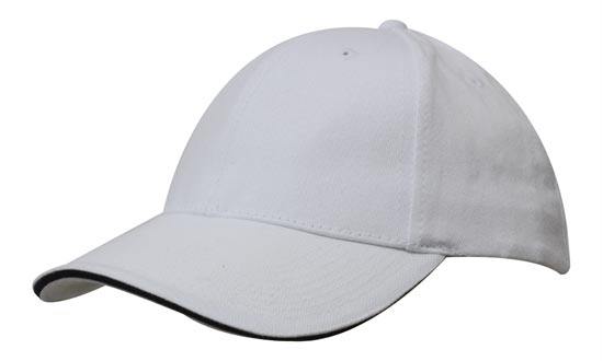 Custom Logo Headwear Canada Brushed Heavy Cotton with Sandwich Trim || 4210