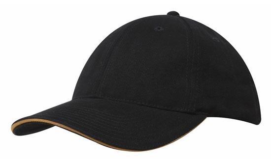 Custom Logo Headwear Canada Brushed Heavy Cotton with Sandwich Trim || 4210