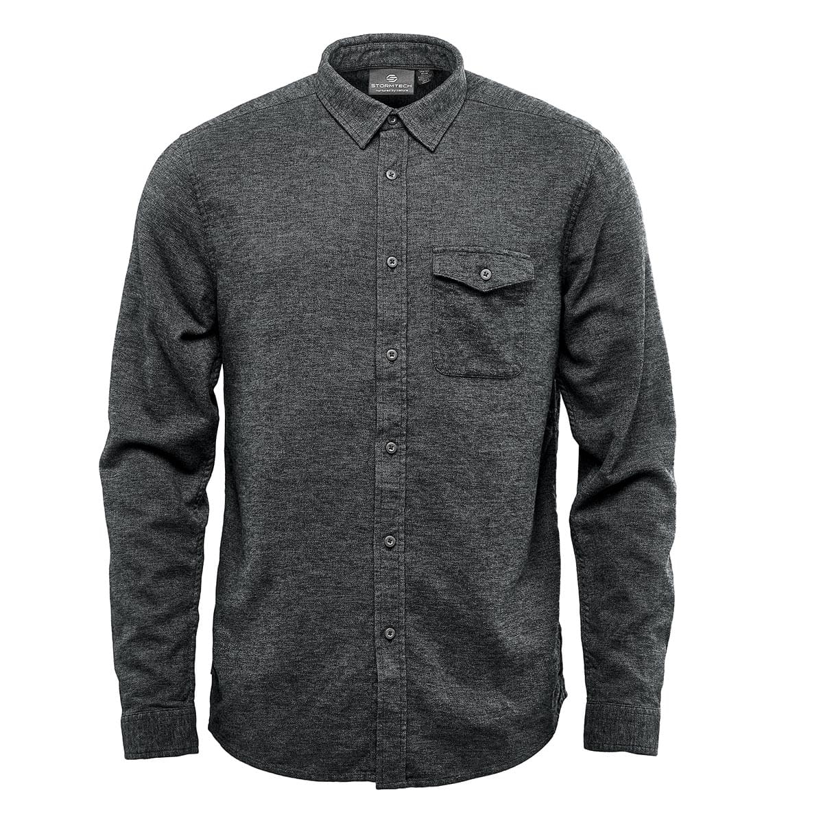 Custom Logo Stormtech Men's Dockyard Long Sleeve Twill Shirt