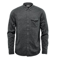 Custom Logo Stormtech Men's Dockyard Long Sleeve Twill Shirt