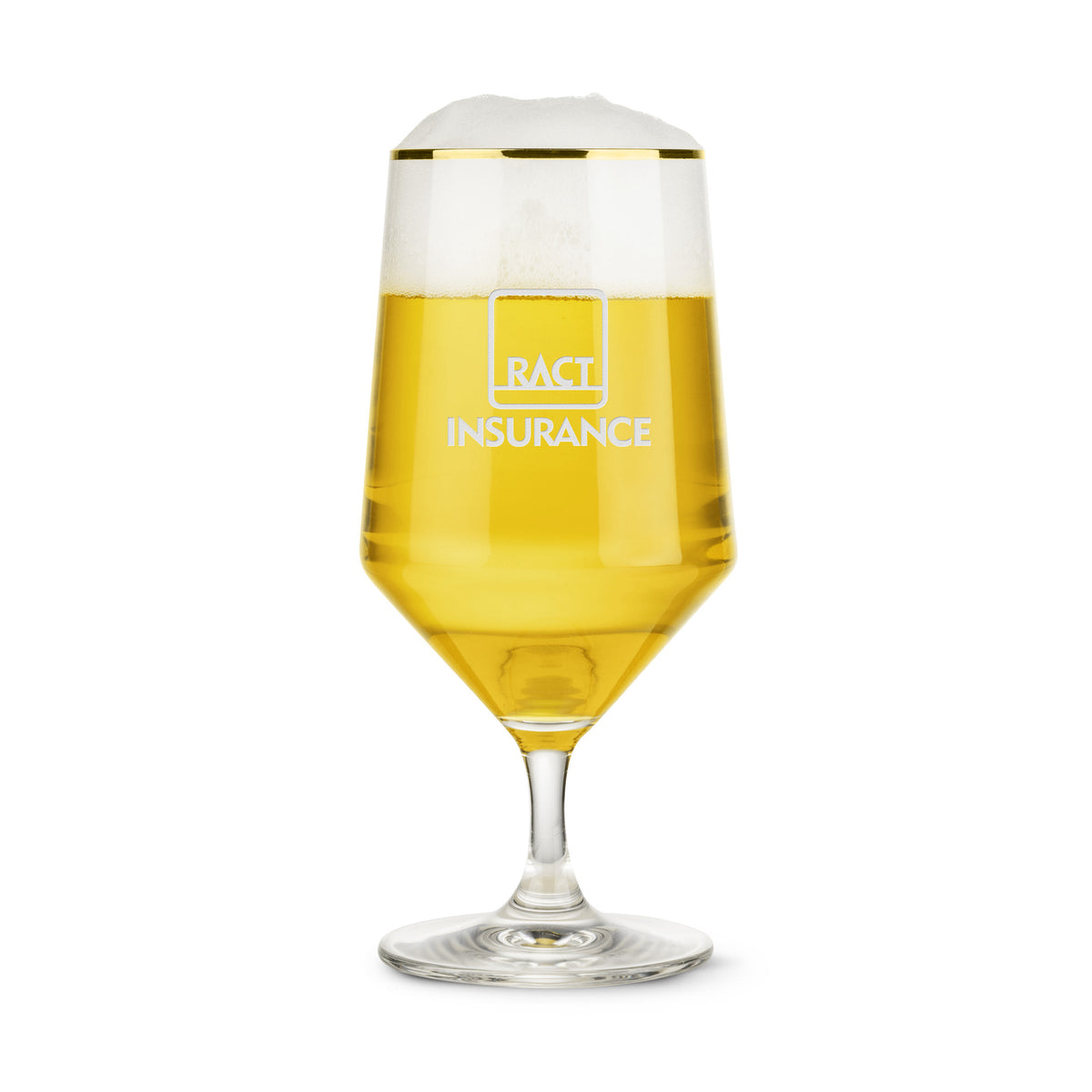 Custom Logo Tucson Gold Rim Beer  - Deep Etch