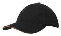 Custom Logo Headwear Canada Brushed Cotton with Sandwich Trim
