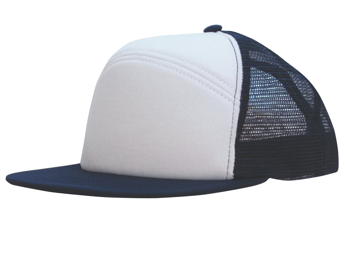 Custom Logo Headwear Canada Foam Front A Frame Cap with Mesh Back
