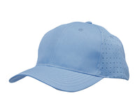Custom Logo Headwear Canada Breathable Poly Twill with circle perforations