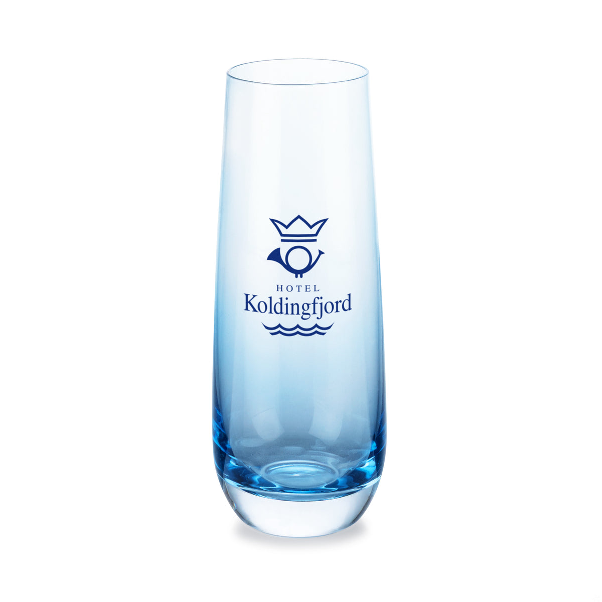 Custom Logo Soudan Stemless Flute Blue - Imprinted