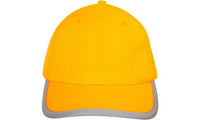 Custom Logo Headwear Canada Luminescent Safety Cap with Reflective Trim