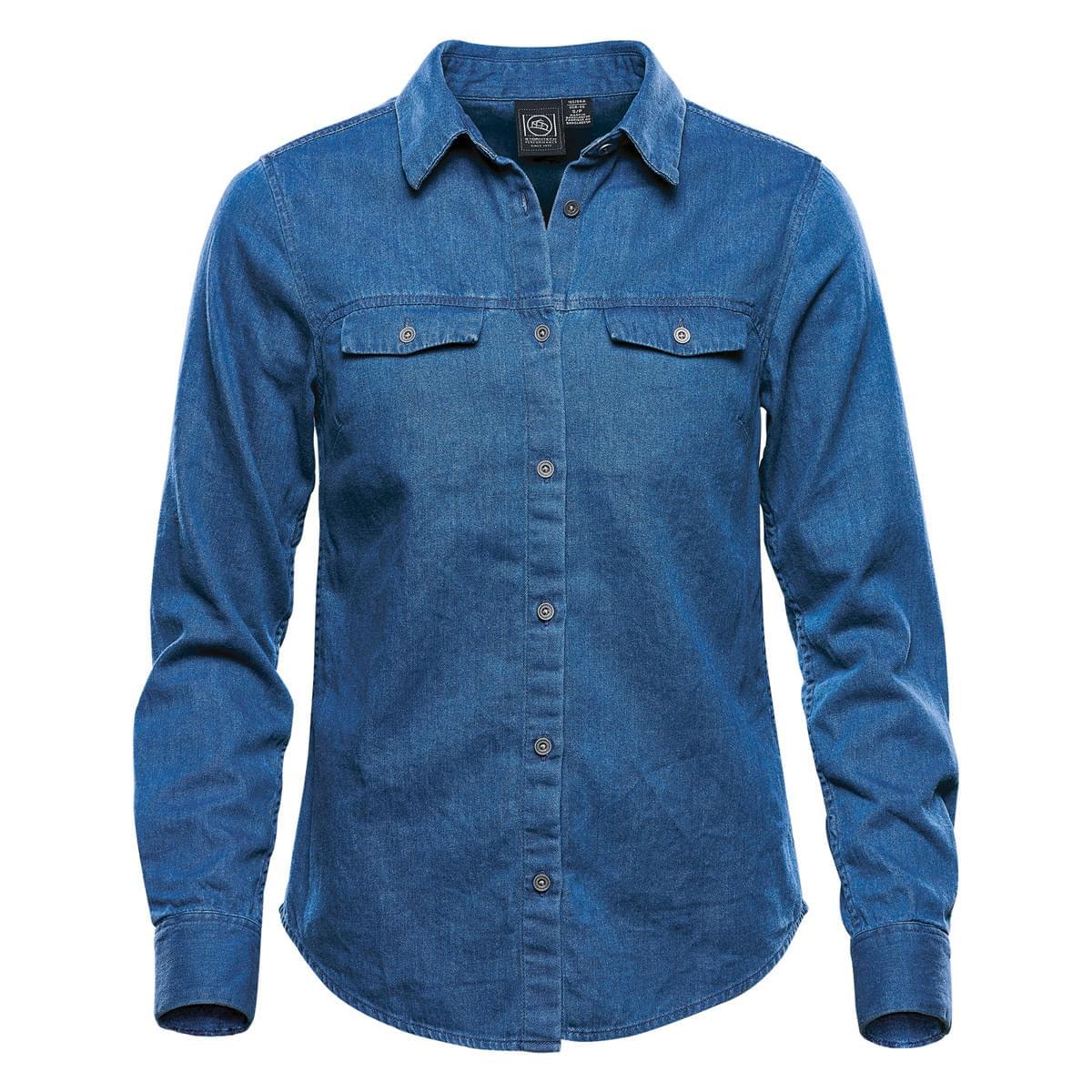Custom Logo Stormtech Women's Blueridge Denim Shirt
