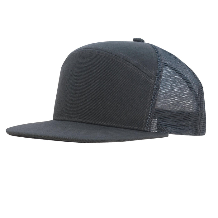 Custom Logo Headwear Canada Premium American Twill A Frame Cap with Mesh Back || 4154