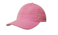 Custom Logo Headwear Canada Microfibre Sports Cap with Piping and Sandwich