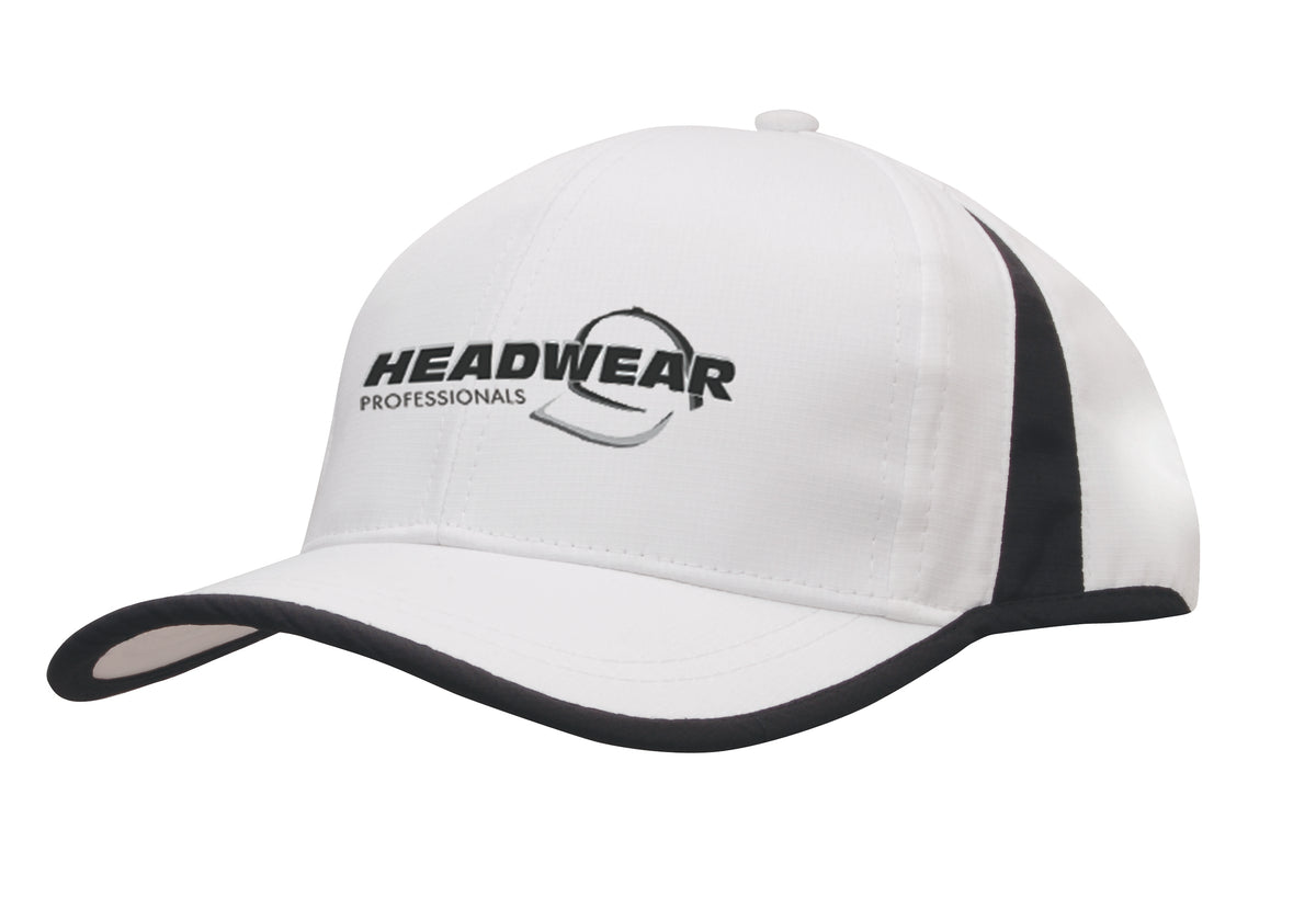 Custom Logo Headwear Canada Sports Ripstop with Inserts and Trim
