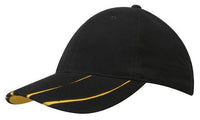 Custom Logo Headwear Canada Brushed Heavy Cotton with Laminated Two-Tone Peak