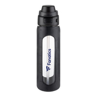 Custom Logo Arno Borosilicate Glass Bottle w/Straw - 24oz