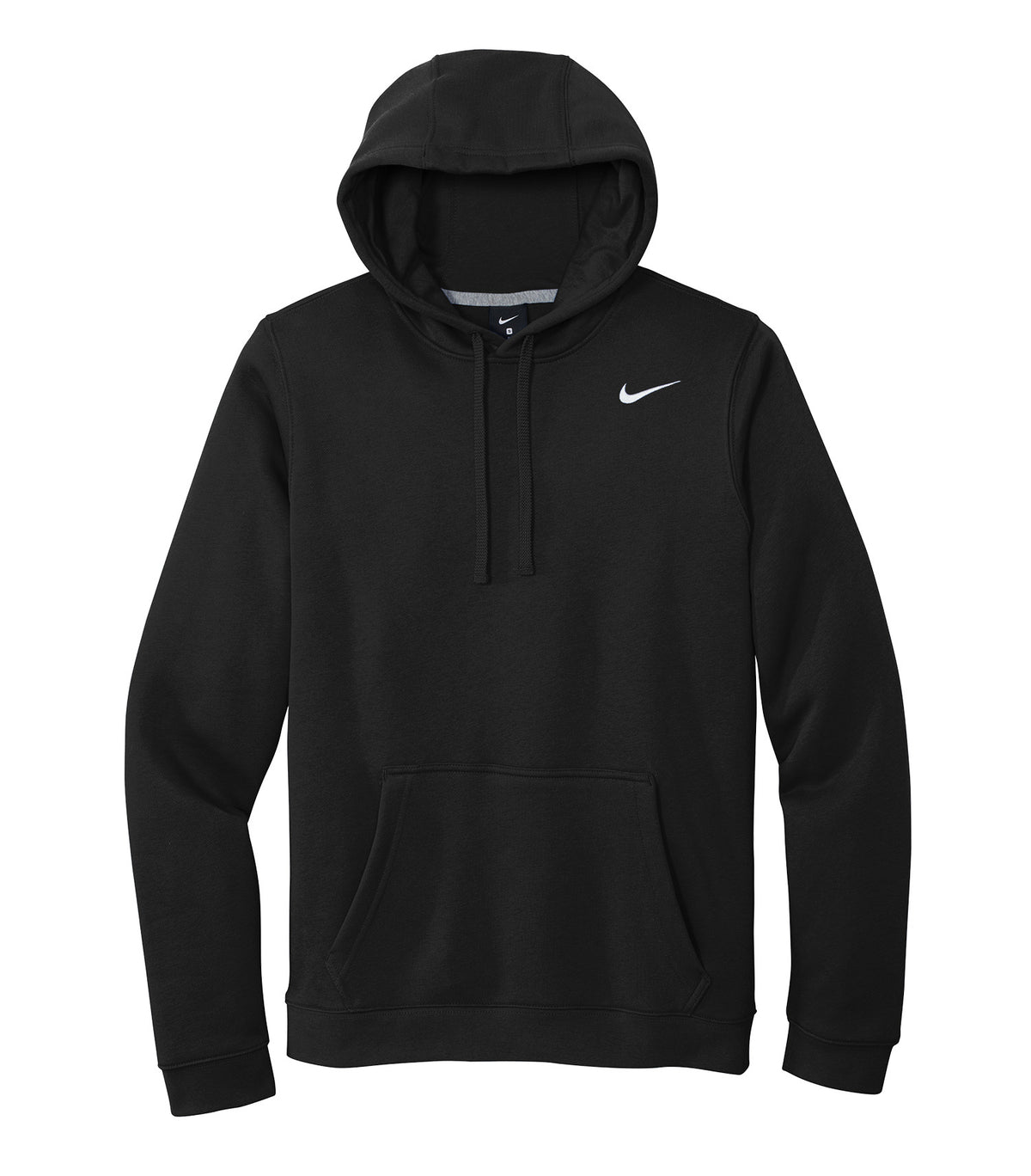 Nike Club Fleece Pullover Hoodie - Black