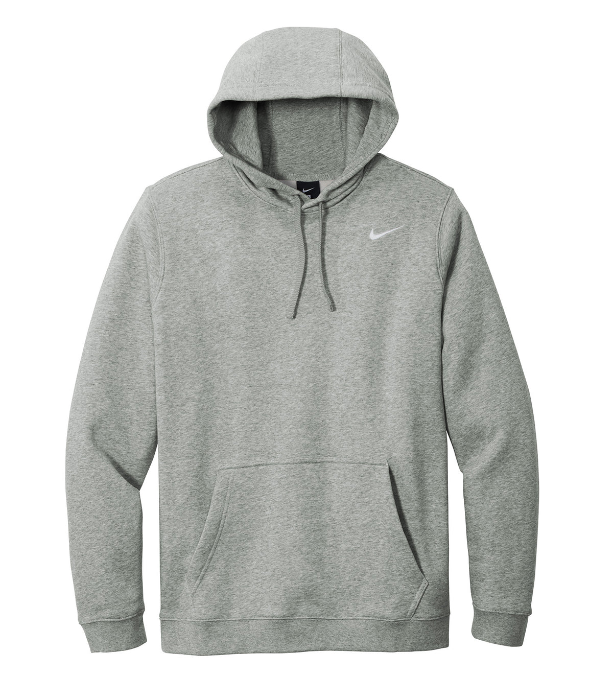 Nike Club Fleece Pullover Hoodie - Dark Grey Heather