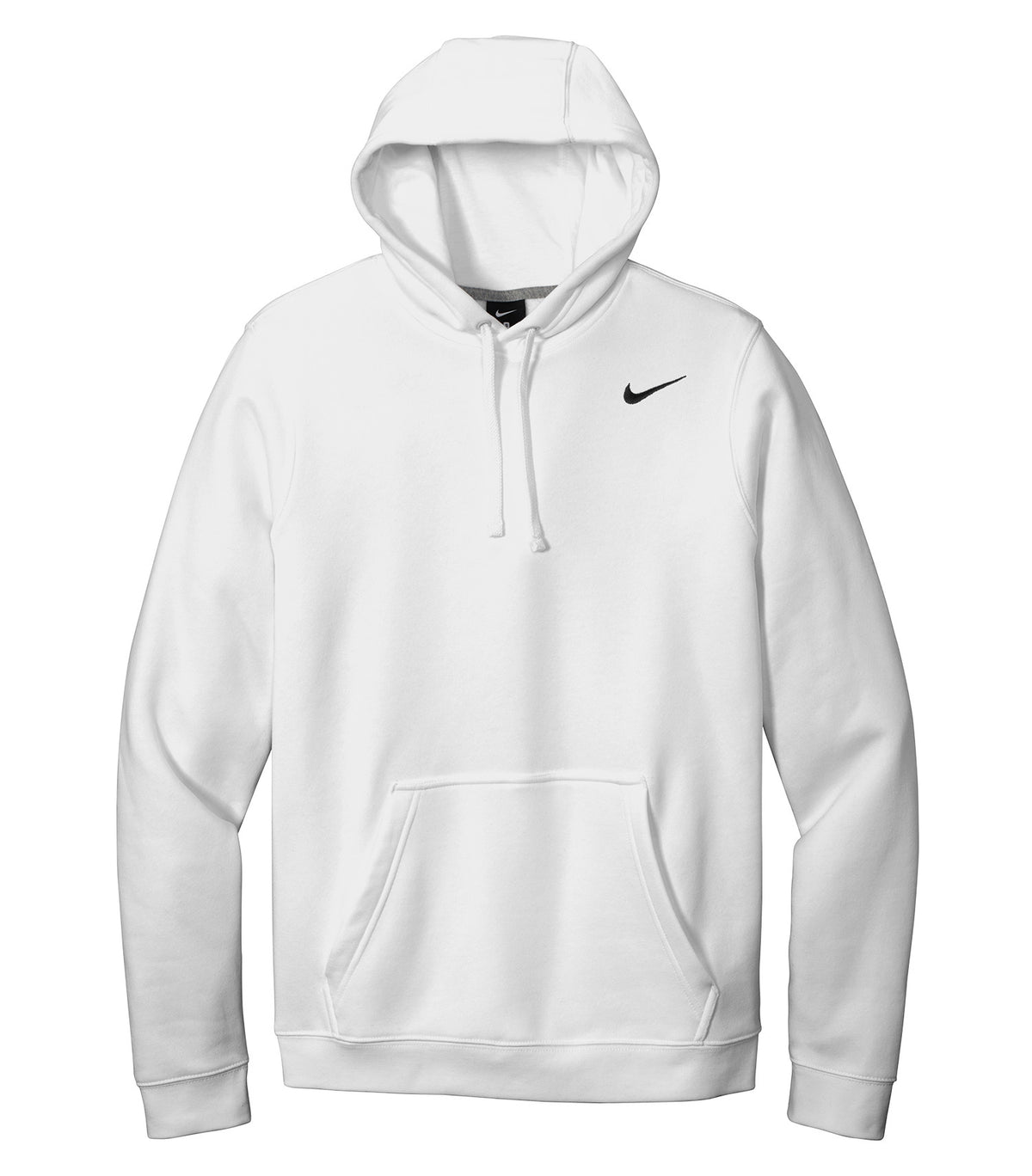 Nike Club Fleece Pullover Hoodie - White