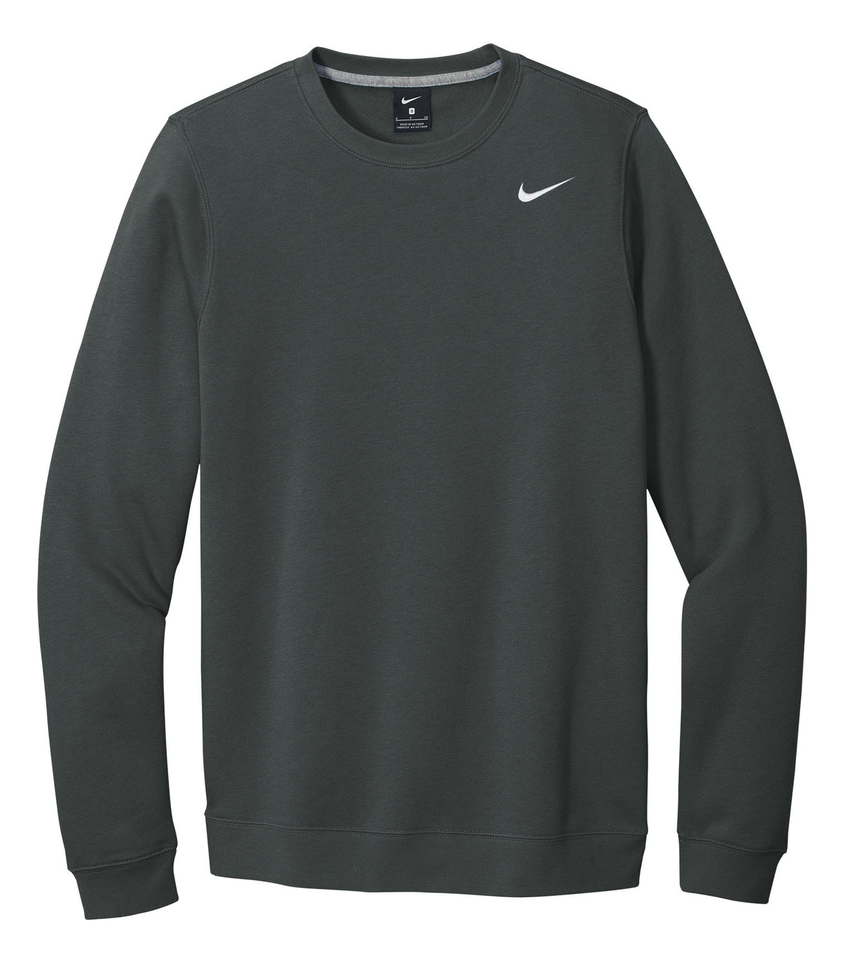 Nike Club Fleece Crew - Anthracite