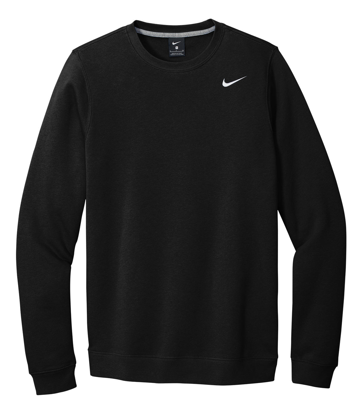 Nike Club Fleece Crew - Black