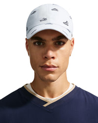 Nike Club Unstructured Golf Cap - Photon Dust / College Navy