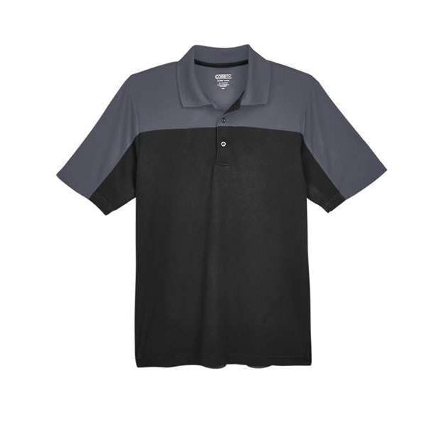 CORE365 Men's Balance Colourblock Performance Piqué Polo