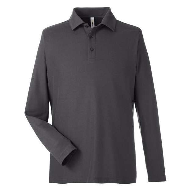 CORE365 Men's Fusion ChromaSoft™ Long Sleeve Pique Polo