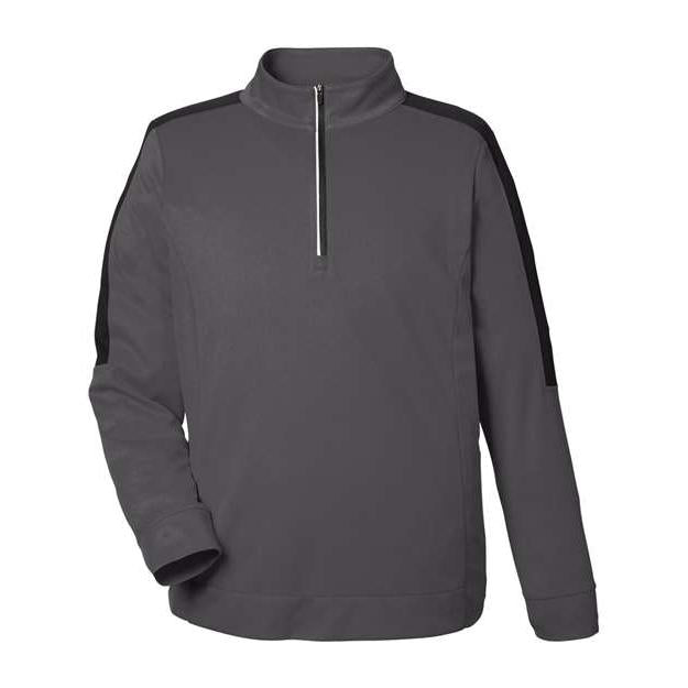 CORE365 Men's Market Snag Protect Mesh Colourblock Quarter-Zip Pullover