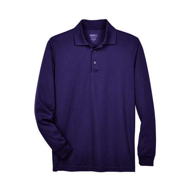 CORE365 Men's Pinnacle Performance Long Sleeve Piqué Polo