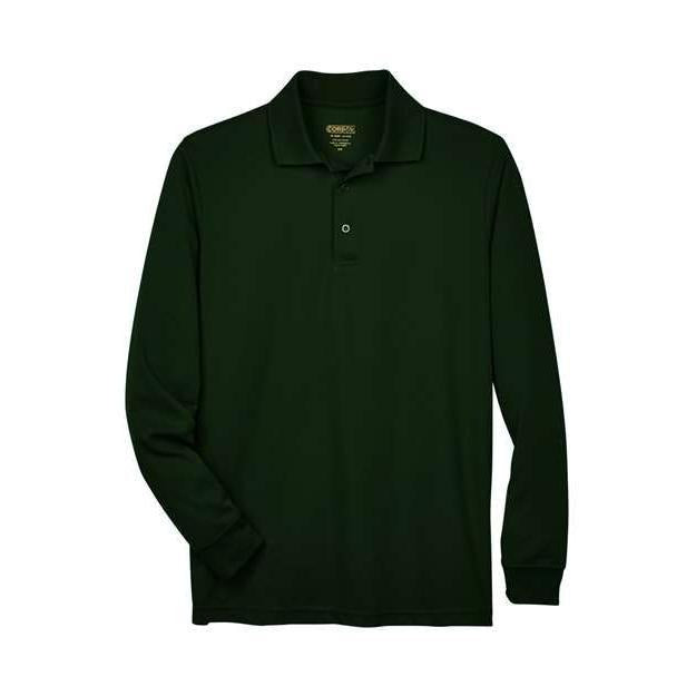 CORE365 Men's Pinnacle Performance Long Sleeve Piqué Polo