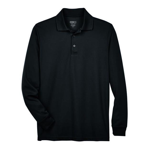 CORE365 Men's Tall Pinnacle Performance Long Sleeve Piqué Polo