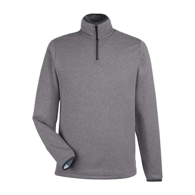 CORE365 Men's Venture Heathered Stripe Quarter-Zip Pullover