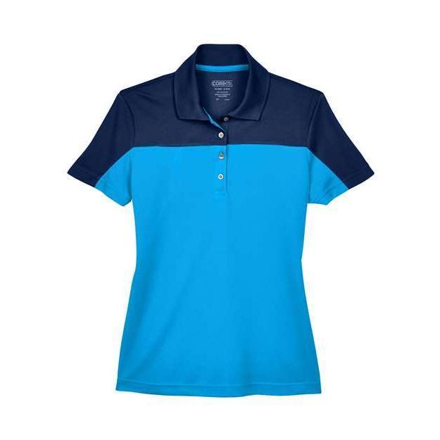 CORE365 Women's Balance Colourblock Performance Piqué Polo