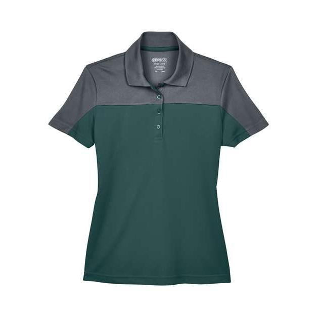 CORE365 Women's Balance Colourblock Performance Piqué Polo