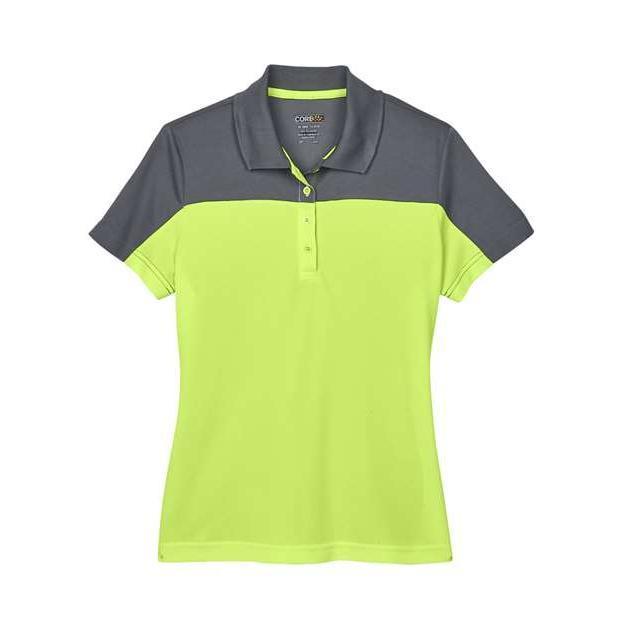 CORE365 Women's Balance Colourblock Performance Piqué Polo