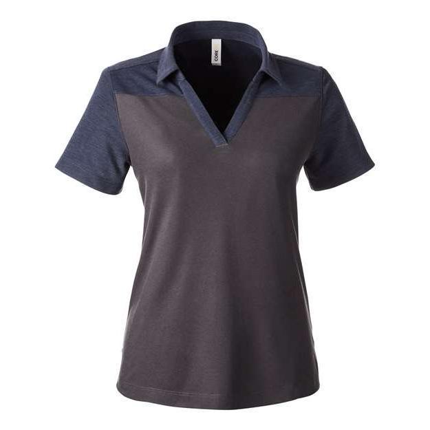 CORE365 Women's Fusion ChromaSoft™ Colourblock Polo