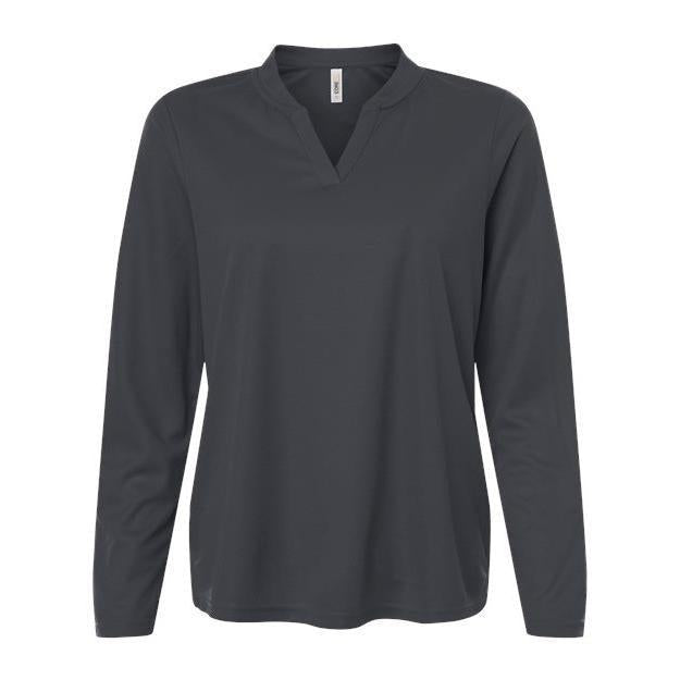 CORE365 Women's Nova Performance Long Sleeve Pique Polo
