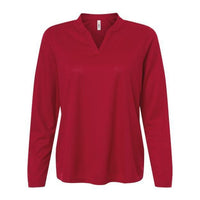 CORE365 Women's Nova Performance Long Sleeve Pique Polo