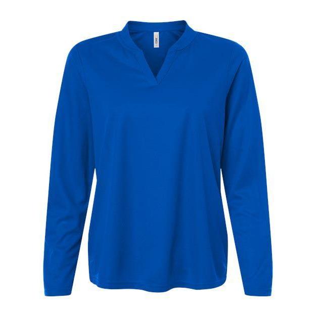 CORE365 Women's Nova Performance Long Sleeve Pique Polo