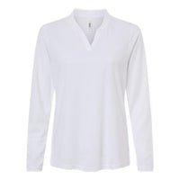 CORE365 Women's Nova Performance Long Sleeve Pique Polo